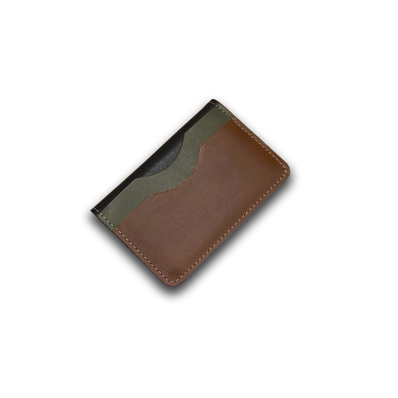 PREMIUM 3-TONE LEATHER CARD-HOLDER