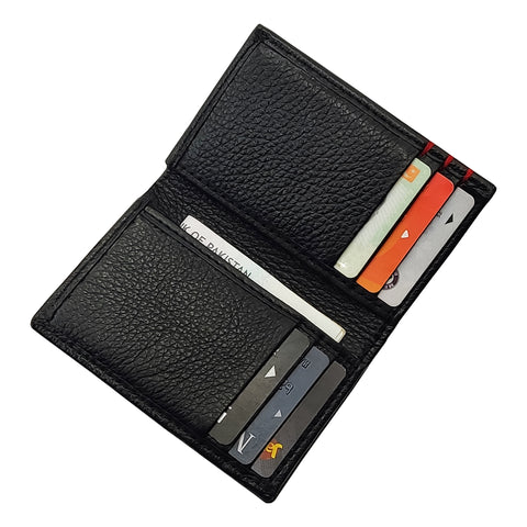 SLIM SMART | LEATHER-WALLET | BLACK