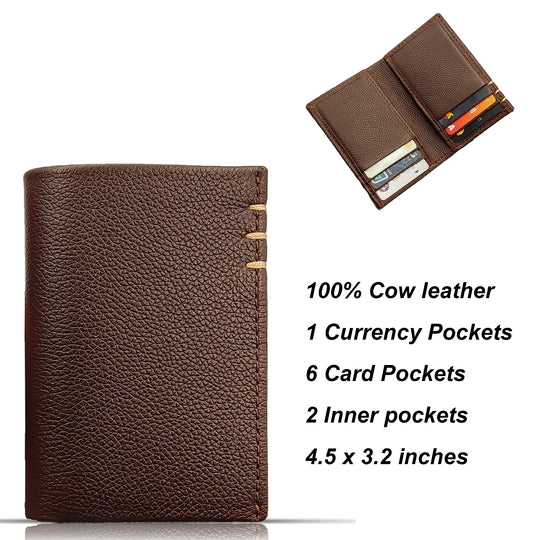 SLIM SMART | LEATHER-WALLET | BROWN